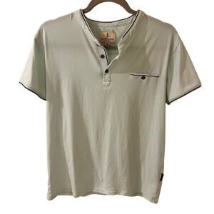 Scott James England Men's Polo Shirt, Light Blue, size M